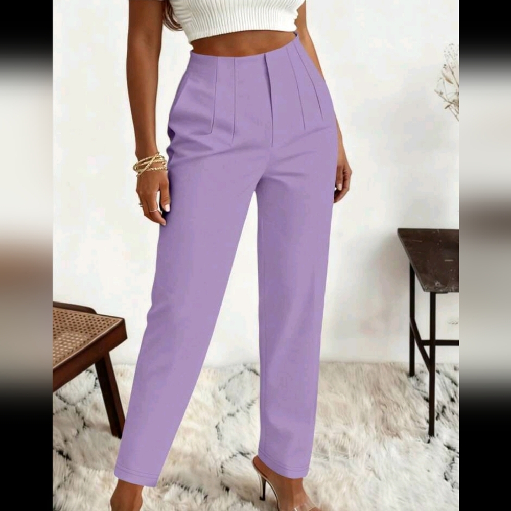 Lilac Straight Leg Women's Pants